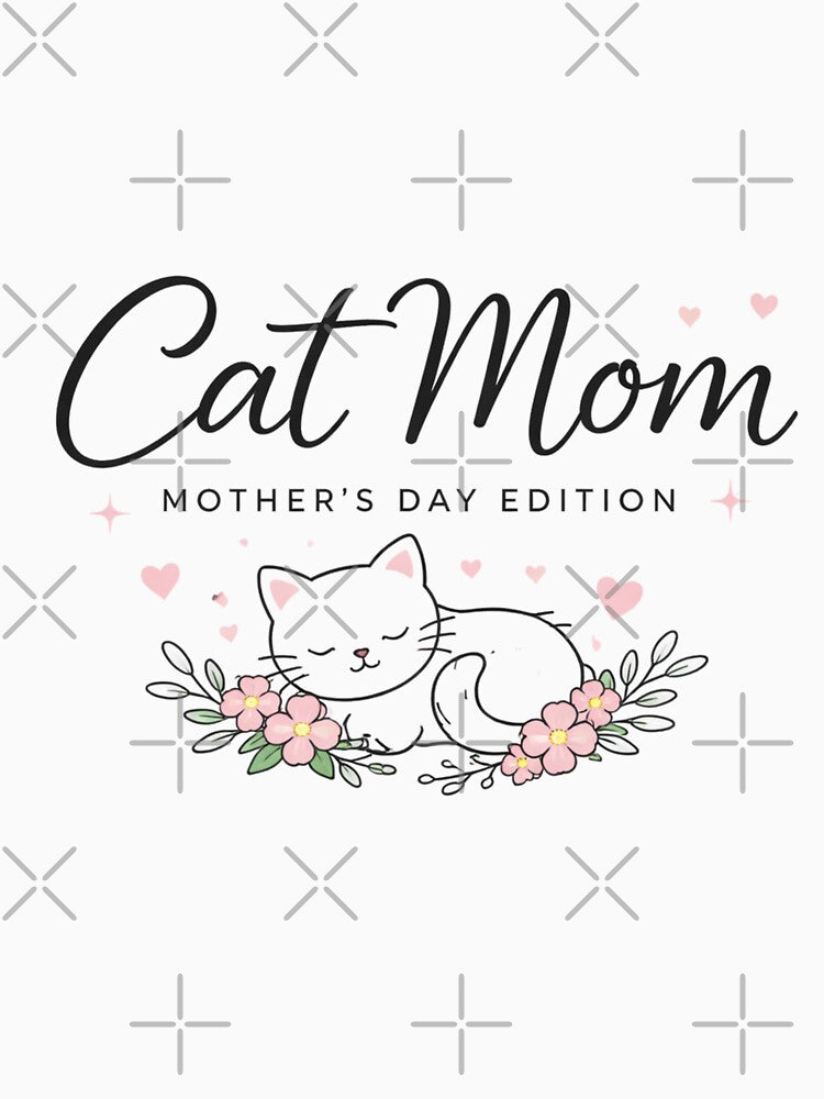 Cat Mom Mother’s Day Shirt – Elegant Floral Pet Mom Gift by mibrand Hoodie, Sweatshirt | BlankRebels.com (Image 3)