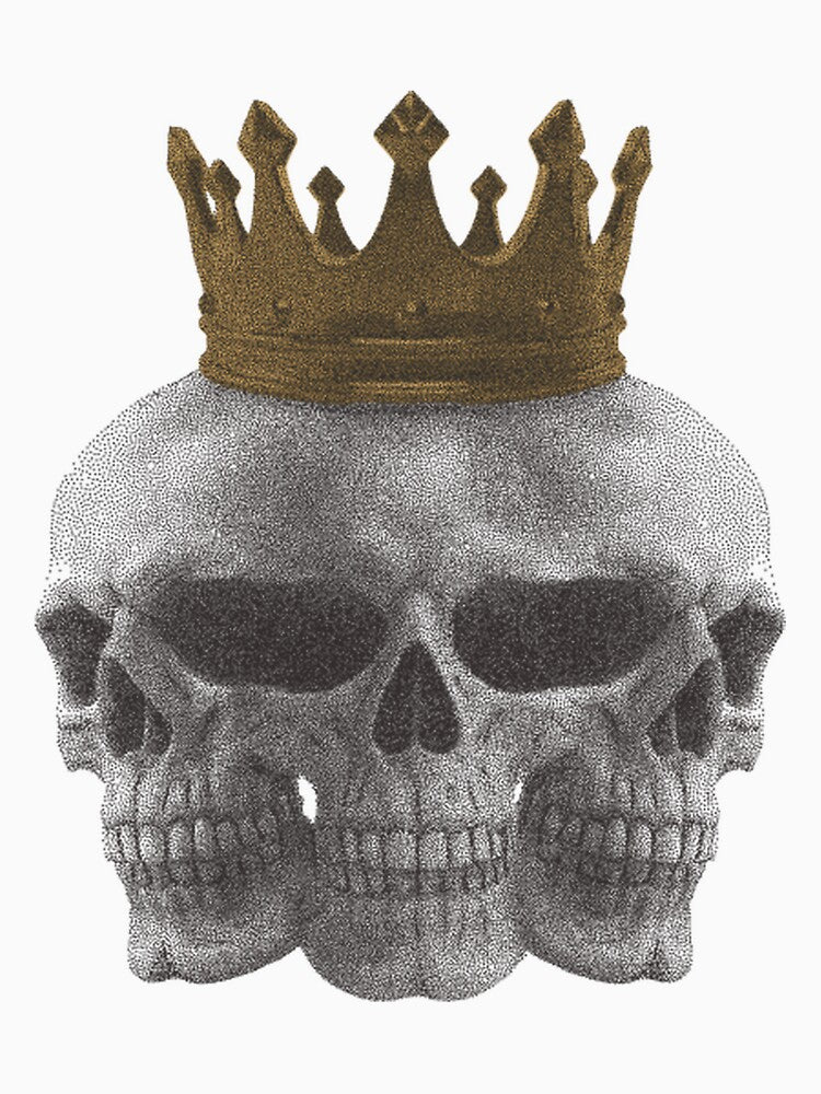 Crowned Skull King Dark Gothic Royal Skull Art by CynicalGear T-Shirts, Hoodie, Sweatshirt | BlankRebels.com (Image 3)