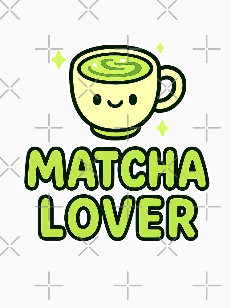 Cute Kawaii Matcha Lover Green Tea Cup Design by RedCircleArt T-Shirts, Hoodie, Sweatshirt | BlankRebels.com (Image 3)