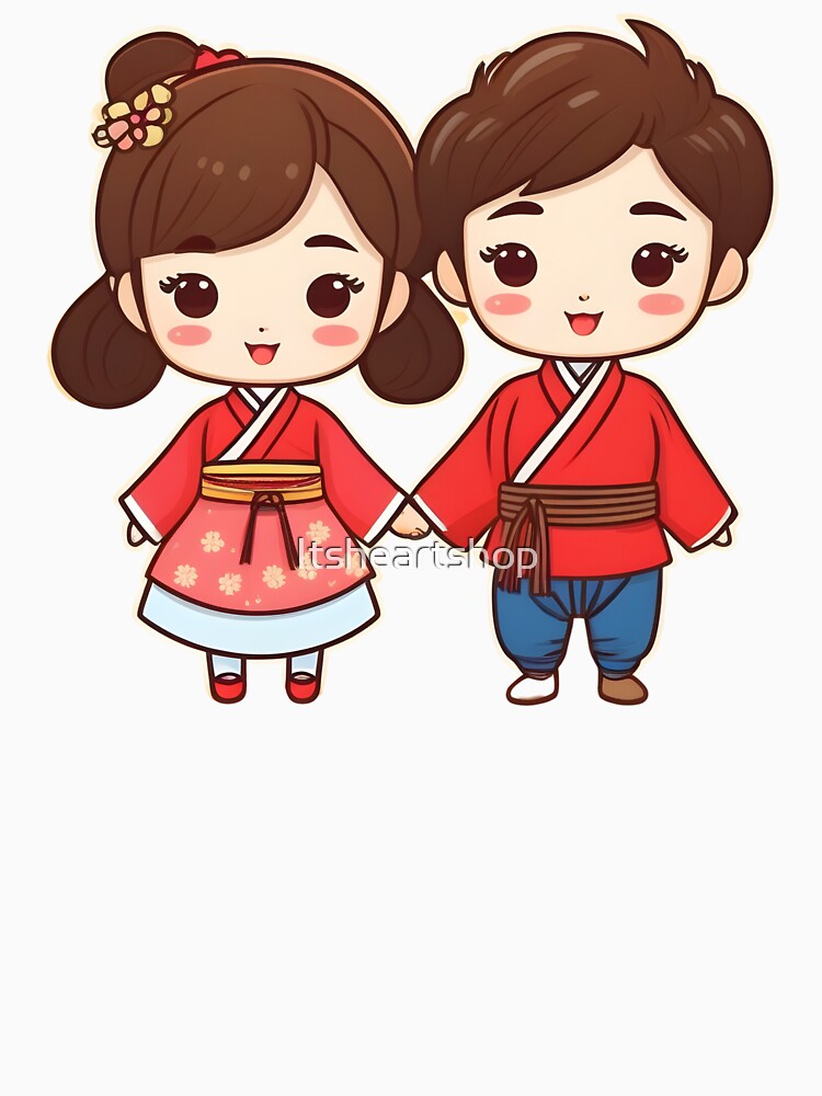 Cute Korean Couple by Itsheartshop T-Shirts, Hoodie, Sweatshirt | BlankRebels.com (Image 3)