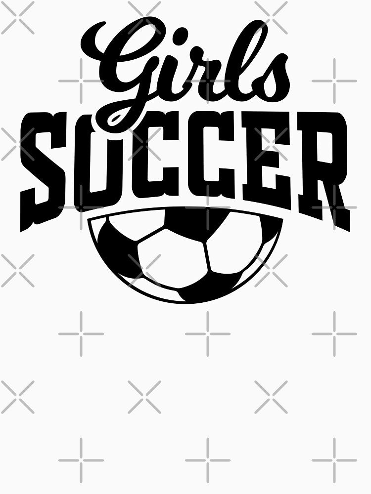 Cute Football Player, College Soccer Girl, Girls' Soccer by Singhe Design