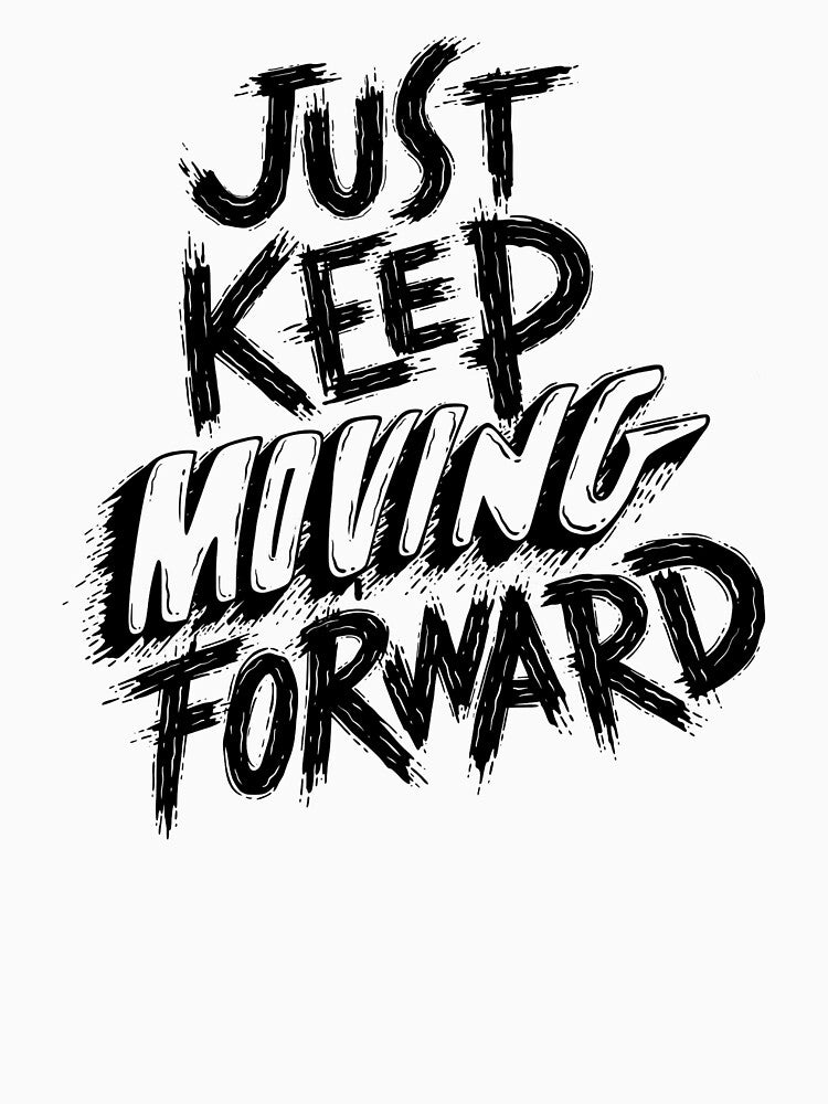 Keep Moving – Grunge Typography Design by Joies-Tee Hoodie, Sweatshirt | BlankRebels.com (Image 3)