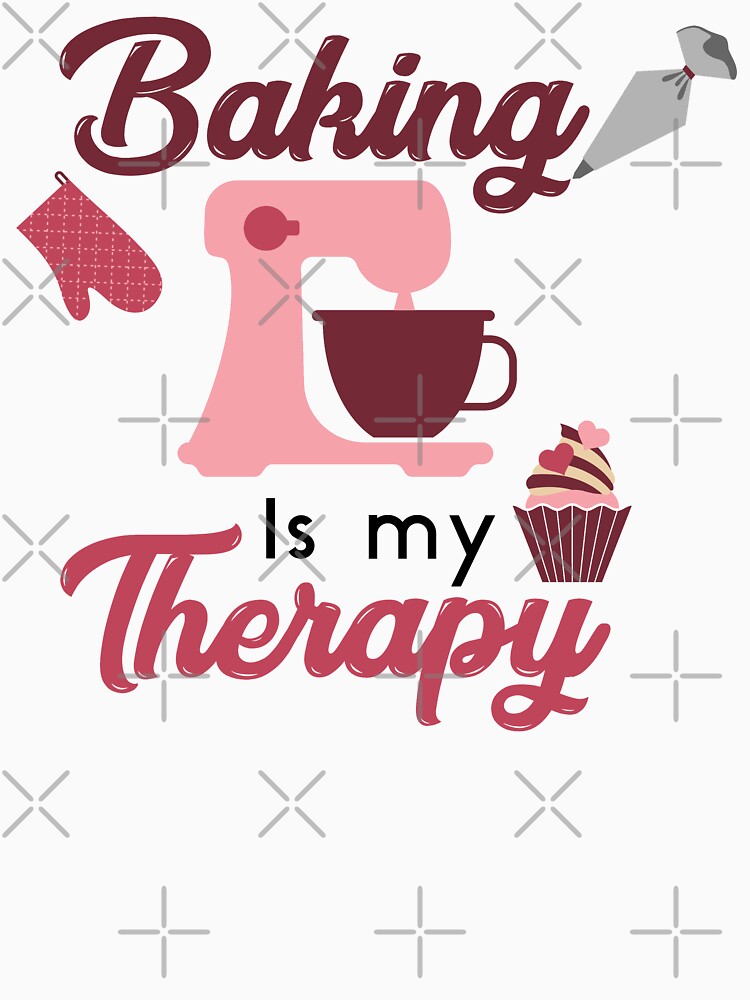 Baking Is My Therapy by youneszahrane T-Shirts, Hoodie, Sweatshirt | BlankRebels.com (Image 3)