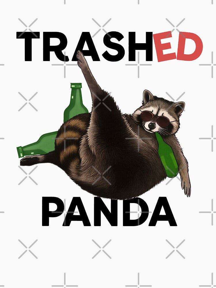 Trashed Panda Funny Racoon Meme by gear-posters T-Shirts, Hoodie, Sweatshirt | BlankRebels.com (Image 3)