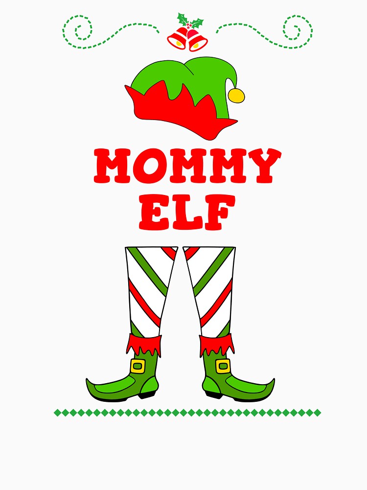 Elf Matching Mommy by Sartoris Art T-Shirts, Hoodie, Sweatshirt | BlankRebels.com (Image 3)