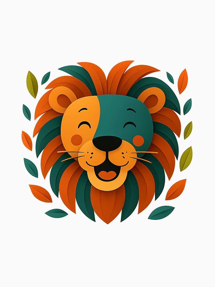 A Smiling Lion – Bold, Beautiful & Perfect for Big Cat Lovers! by amiplay T-Shirts, Hoodie, Sweatshirt (Image 3)