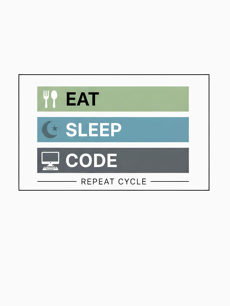 Eat Sleep Code – Minimalist Programmer Design by BGCDesigns T-Shirts, Hoodie, Sweatshirt | BlankRebels.com (Image 3)