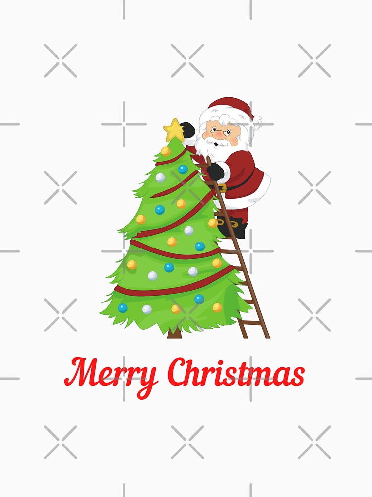 SANTA: Santa With Christmas Tree Essential Classic T-Shirt design by hetvick