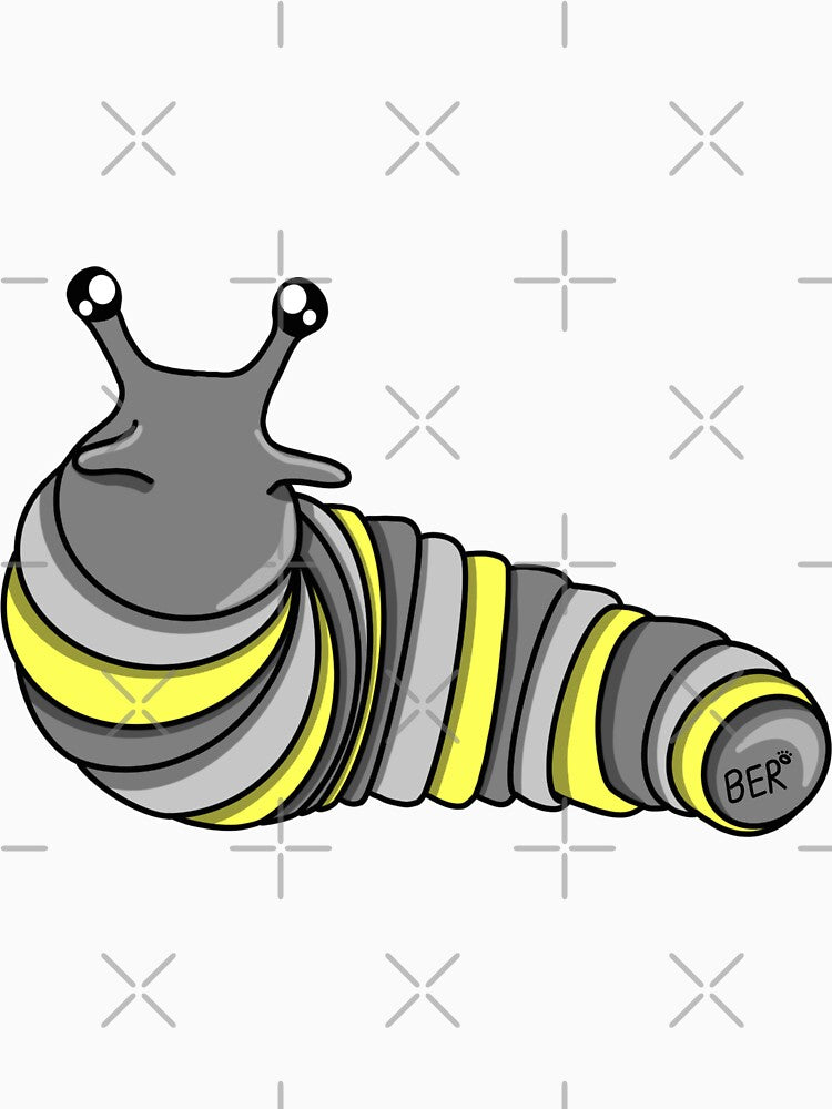 Demigender Pride Fidget Slug by SentABear T-Shirts, Hoodie, Sweatshirt | BlankRebels.com (Image 3)