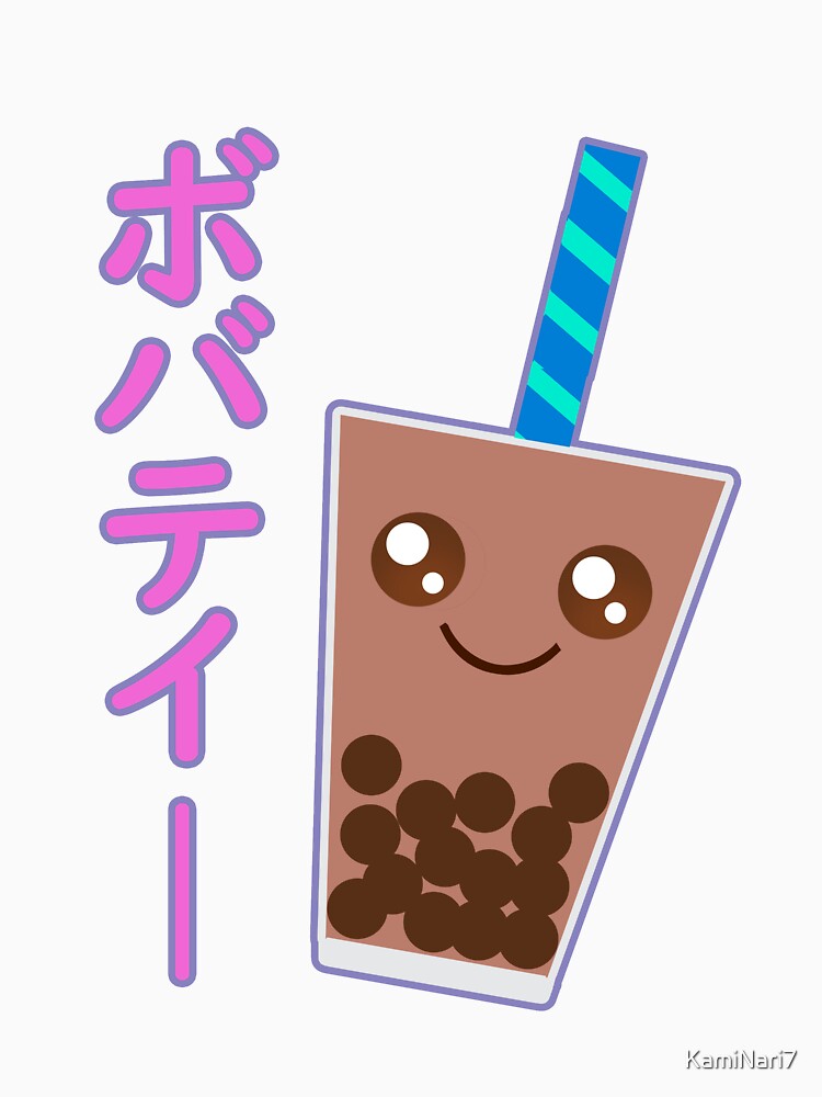 Bubble Milk Tea Boba Kawaii Cute Design by KamiNari7 T-Shirts, Hoodie, Sweatshirt | BlankRebels.com (Image 3)