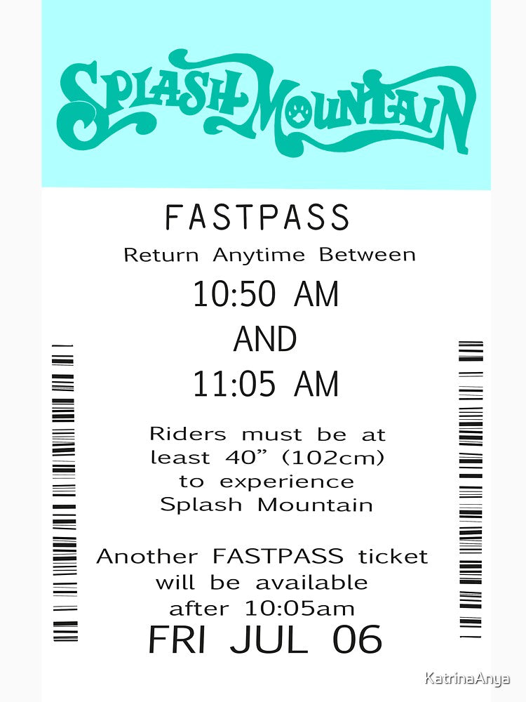 Water Ride Ticket by KatrinaAnya T-Shirts, Hoodie, Sweatshirt | BlankRebels.com (Image 3)