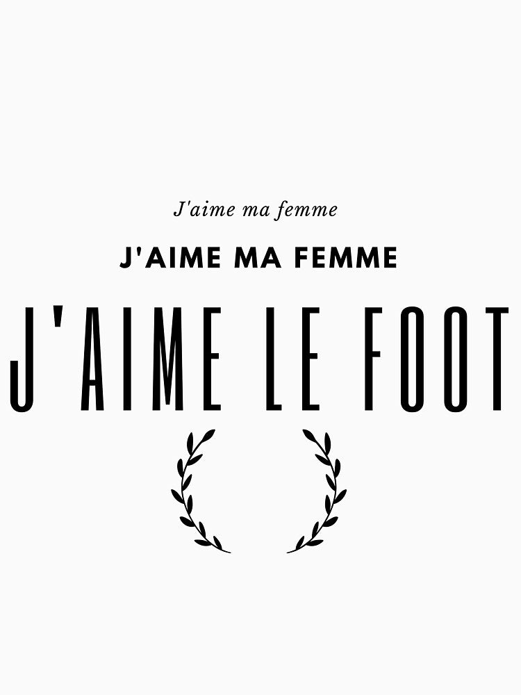 I love soccer and I love my wife by leonmarket