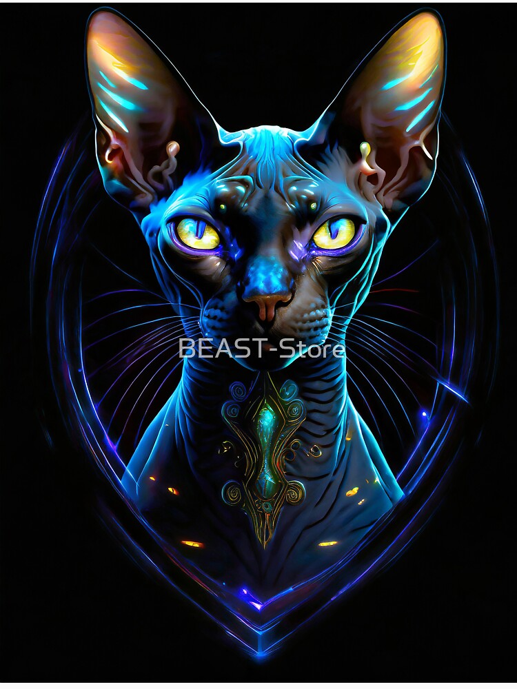 Sphynx Cat 3D by BEAST-Store T-Shirts, Hoodie, Sweatshirt | BlankRebels.com (Image 3)