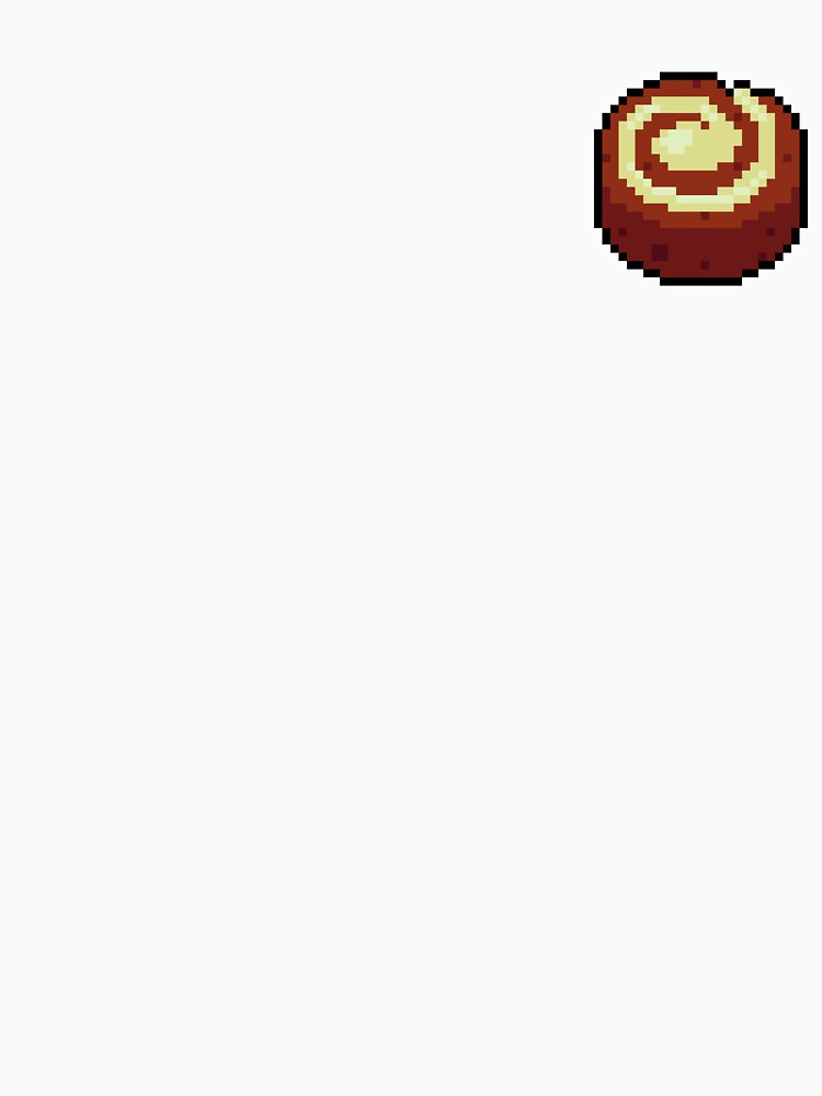 Pixel Pumpkin roll spice - pixel food art by LittleFoodShop