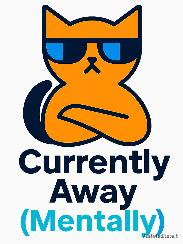 Currently Away T-Shirt and Hoodie for Introverts | Cozy Vibe Apparel by JustMeditateIt
