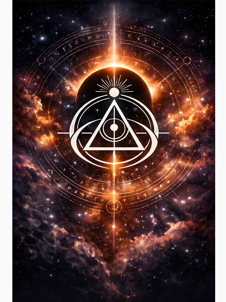 The Source – Cosmic Energy Core Fractal Universe Art by SIGILOFSOURCE