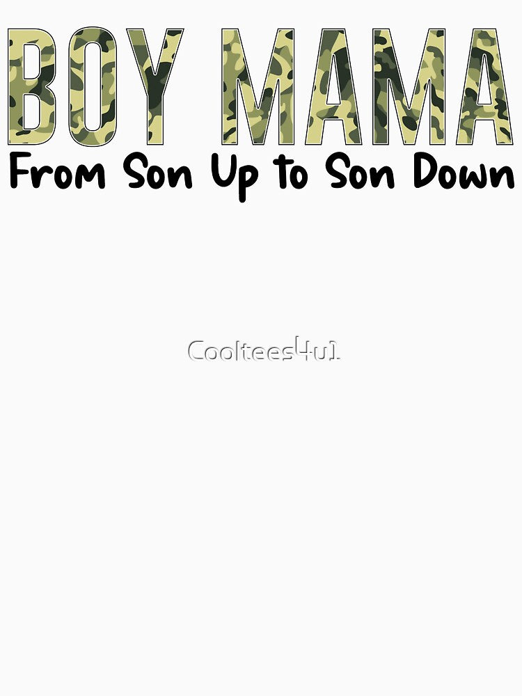 Mother's Day Sweatshirts Long Sleeve Pullover Tops Boy Mama (Image 3)