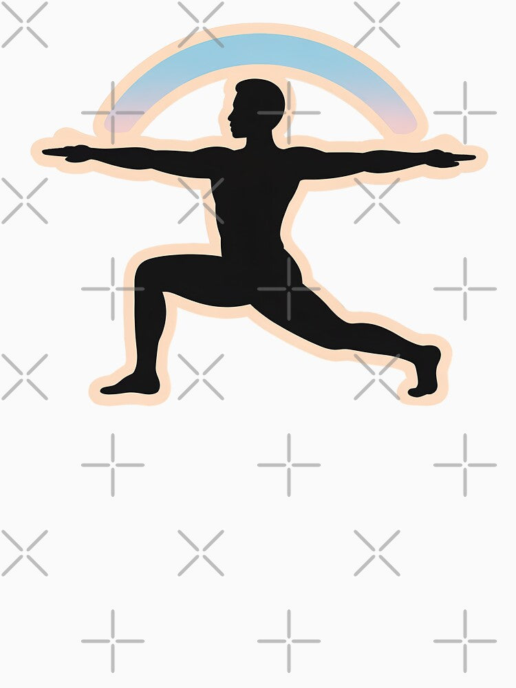 Soft Strength Yoga Warrior II Minimal Art by TrendMorphic T-Shirts, Hoodie, Sweatshirt | BlankRebels.com (Image 3)