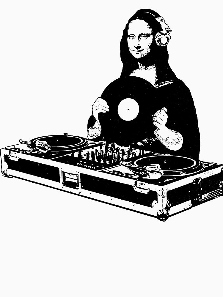 DJ MONA LISA by TEOSEF T-Shirts, Hoodie, Sweatshirt | BlankRebels.com (Image 3)