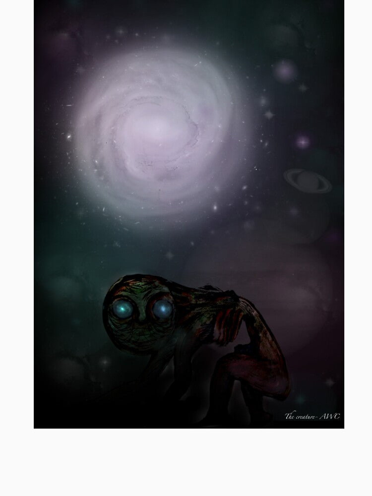 Galaxy space creature cryptid by Addie-w-W T-Shirts, Hoodie, Sweatshirt | BlankRebels.com (Image 2)