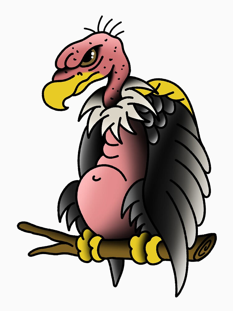 Bad Vulture Tattoo Design by Nick-Gandy-Art T-Shirts, Hoodie, Sweatshirt | BlankRebels.com (Image 3)