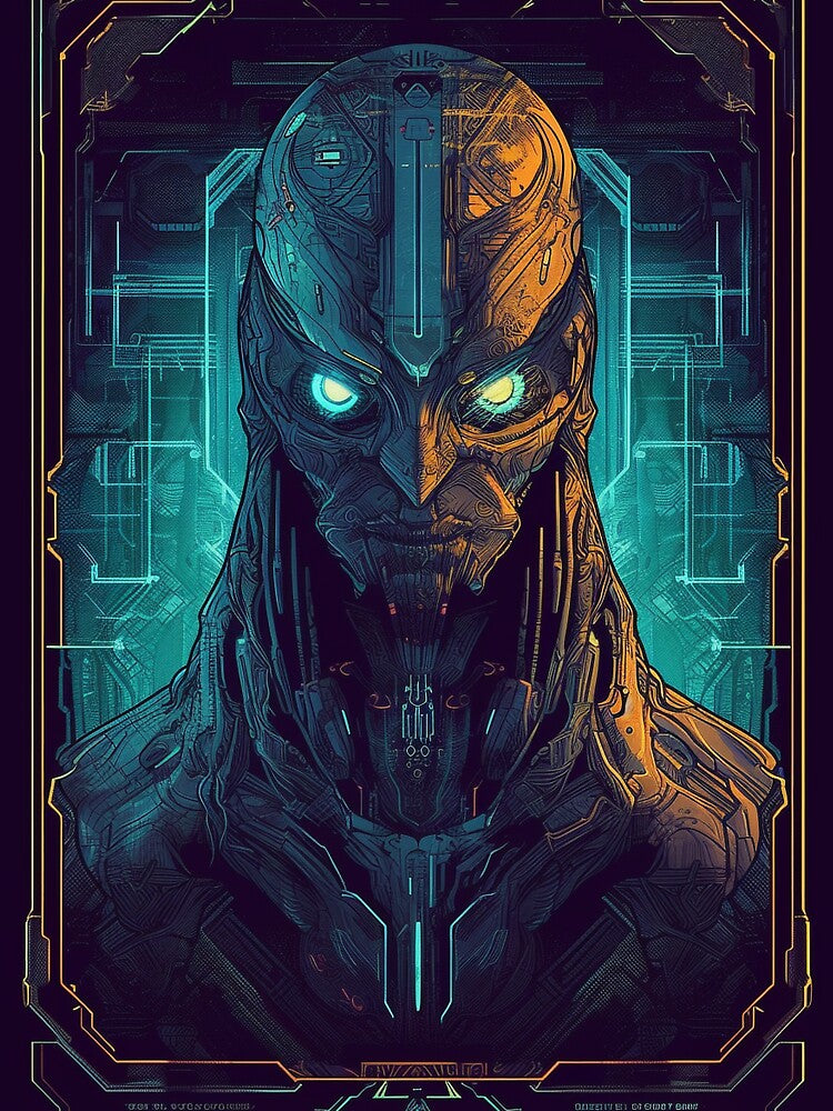 Cyberpunk Tarot #97 by nixlim T-Shirts, Hoodie, Sweatshirt | BlankRebels.com (Image 3)