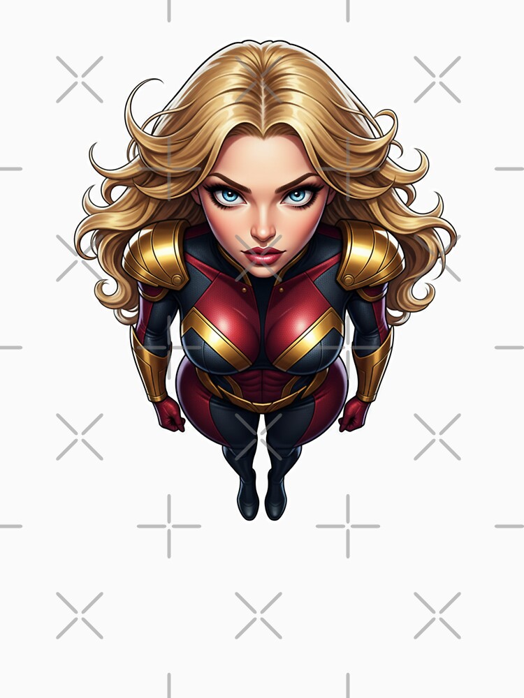 Pinup Superhero Dynamic Pose T-Shirts, Hoodie, Sweatshirt