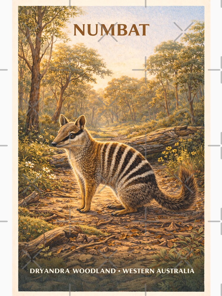 Numbat in Western Australia Dryandra Woodland by PamLeeDesign T-Shirts, Hoodie, Sweatshirt | BlankRebels.com (Image 3)