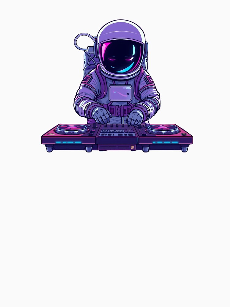 Astronaut DJ by Luisshopp T-Shirts, Hoodie, Sweatshirt | BlankRebels.com (Image 3)