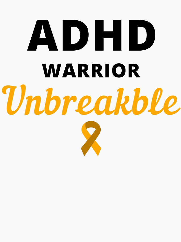 ADHD Warrior Unbreakable by Color-Sparkle T-Shirts, Hoodie, Sweatshirt | BlankRebels.com (Image 3)