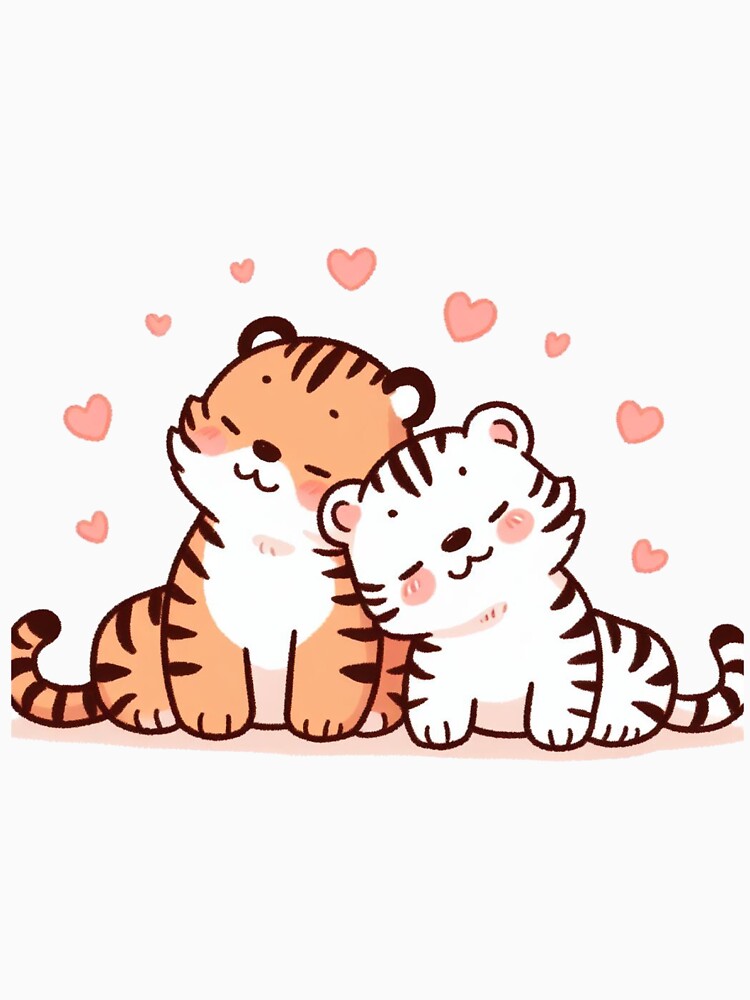 Tiger Couple Valentine's Day by LemuellTrends T-Shirts, Hoodie, Sweatshirt | BlankRebels.com (Image 3)
