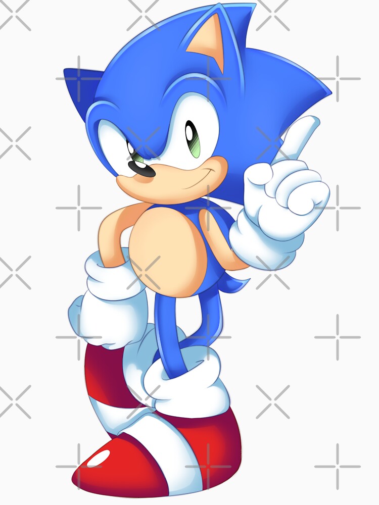 Classic Sonic by SounlessART T-Shirts, Hoodie, Sweatshirt | BlankRebels.com (Image 3)