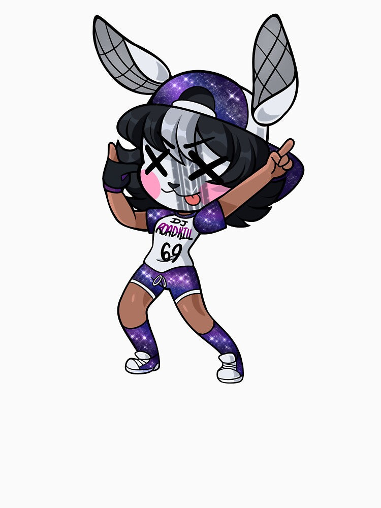 DJ Roadkill Chibi by rabbitresident T-Shirts, Hoodie, Sweatshirt | BlankRebels.com (Image 3)