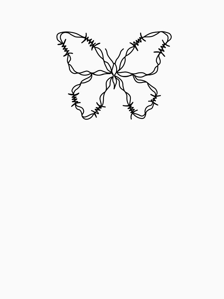 Wired Butterfly Art by fridars T-Shirts, Hoodie, Sweatshirt | BlankRebels.com (Image 3)