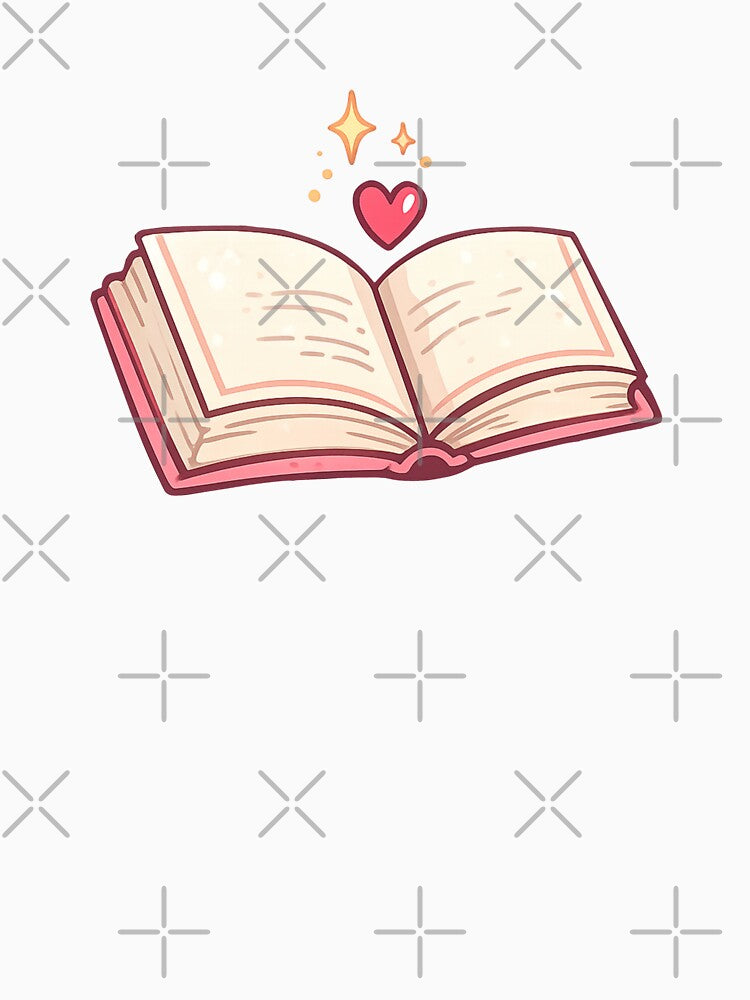 Open Book Sticker – Cute Book Lover Romance Aesthetic by SnugbugStudios T-Shirts, Hoodie, Sweatshirt (Image 3)