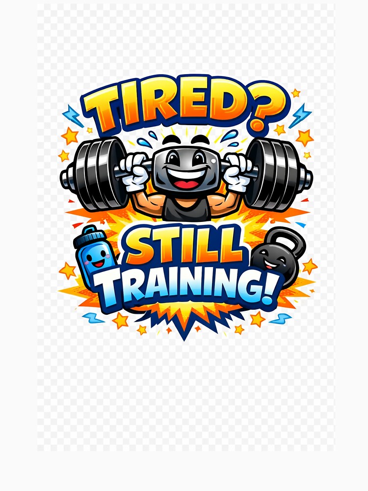 Tired. Still Training – Real‑Life Fitness Motivation by LazyCouchGym T-Shirts, Hoodie, Sweatshirt | BlankRebels.com (Image 3)