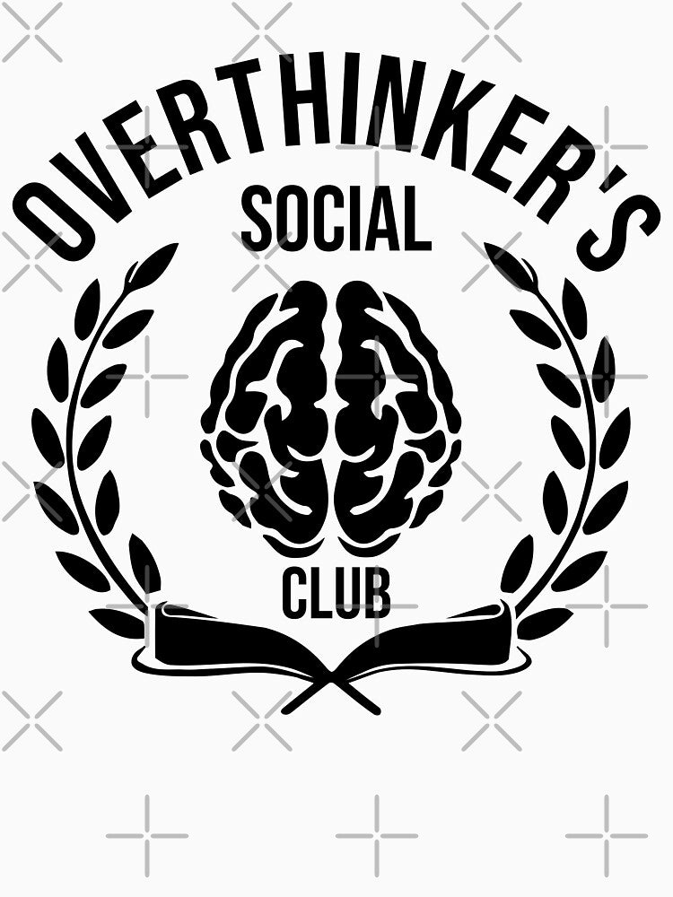 Overthinker's Social Club by CosmicTornado T-Shirts, Hoodie, Sweatshirt | BlankRebels.com (Image 3)