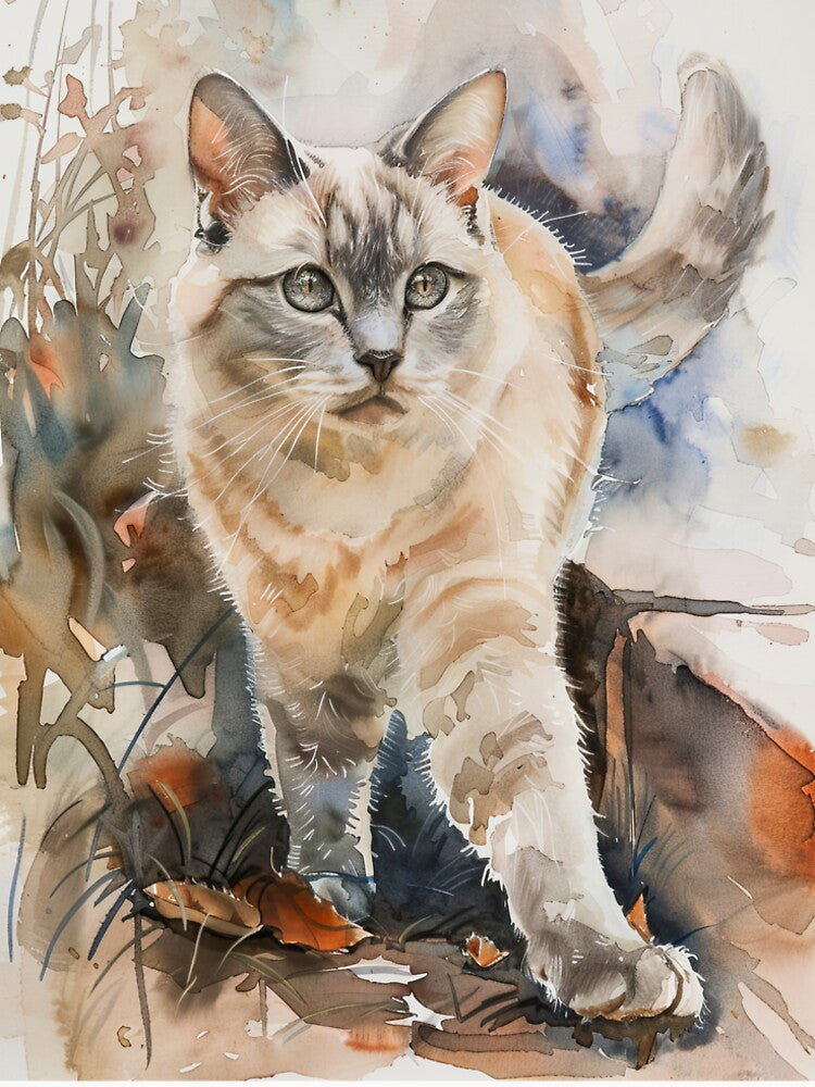 Cat Watercolor Painting by EricDesignStore T-Shirts, Hoodie, Sweatshirt | BlankRebels.com (Image 2)