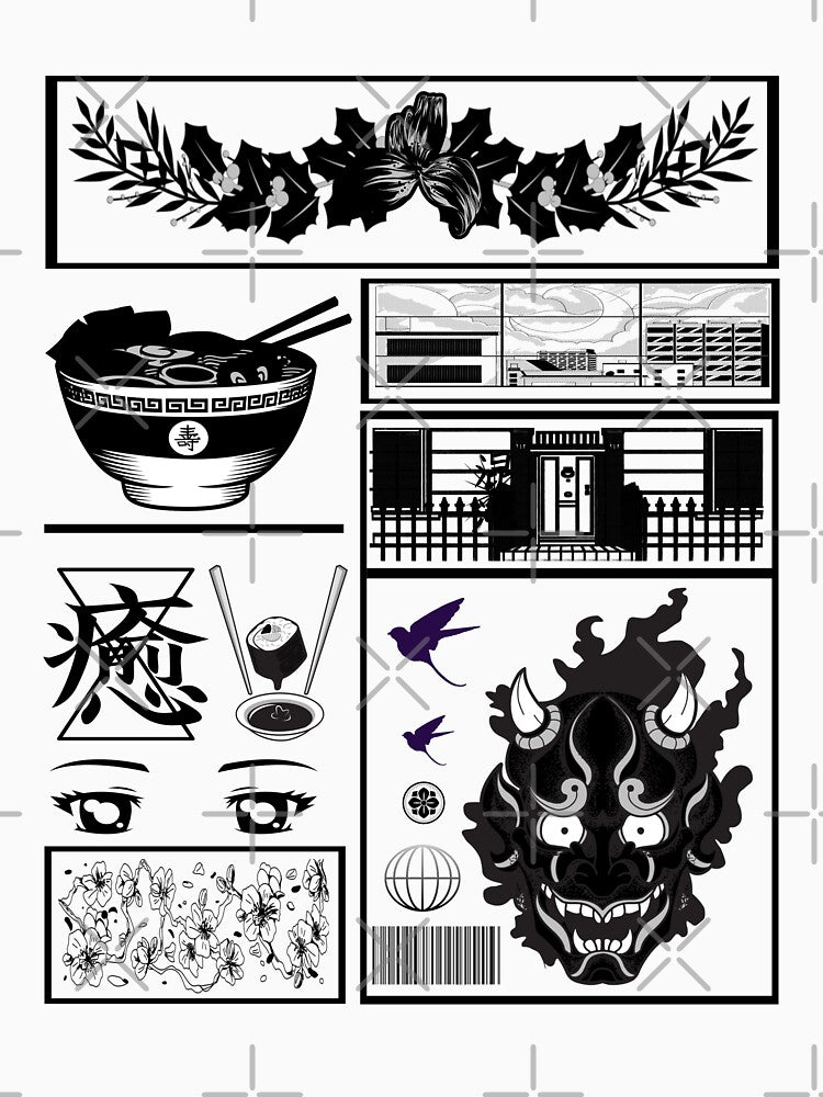 Japanese otaku 80s streetwear by vibeno1 T-Shirts, Hoodie, Sweatshirt | BlankRebels.com (Image 3)