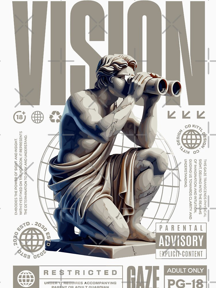 The Observer of Olympus Vision Streetwear by NF Designs Studio DTF T-Shirts, Hoodie, Sweatshirt | BlankRebels.com (Image 3)