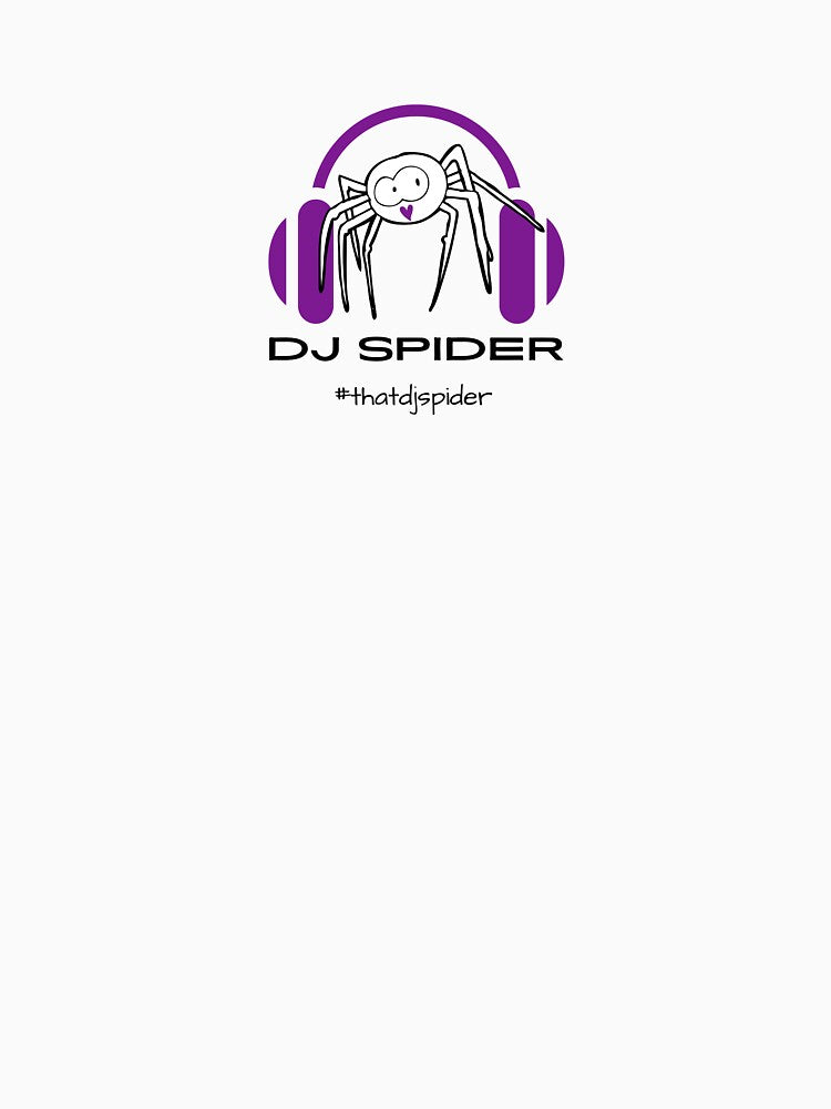DJ Spider - Purple with Black by thatdjspider T-Shirts, Hoodie, Sweatshirt | BlankRebels.com (Image 3)