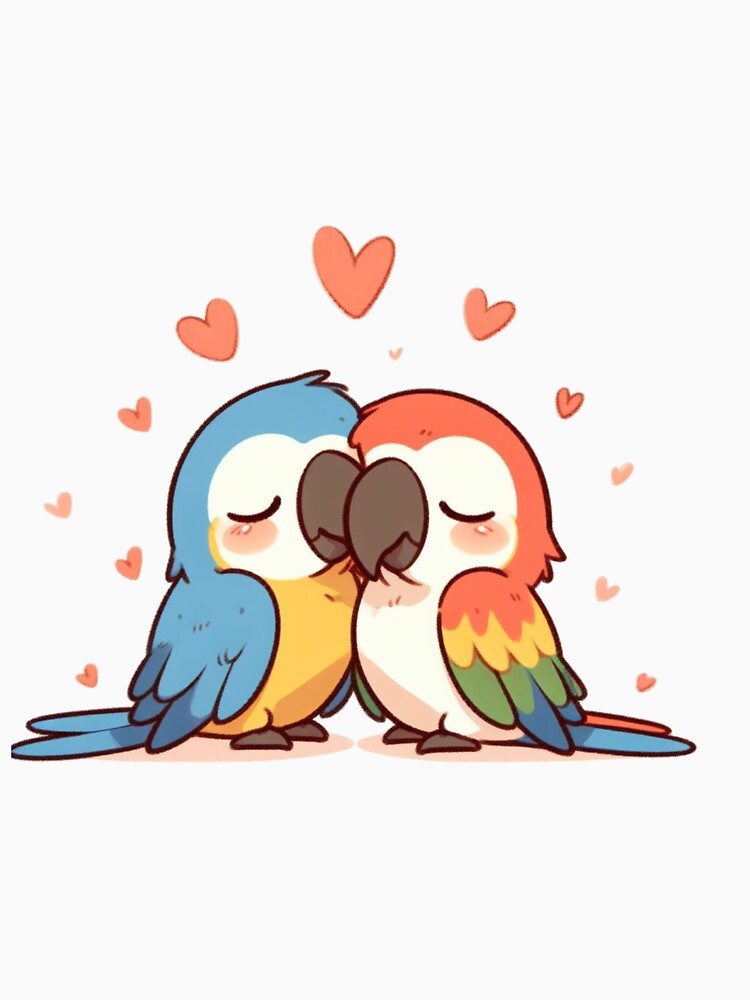 Macaw Couple Valentine's Day by LemuellTrends T-Shirts, Hoodie, Sweatshirt | BlankRebels.com (Image 3)
