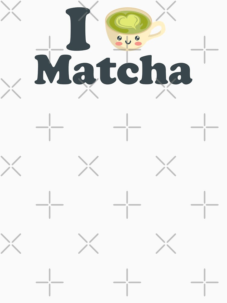 Japanese Latte Kawaii - I Love Heart Matcha Green Tea by buy-on-demand T-Shirts, Hoodie, Sweatshirt (Image 3)