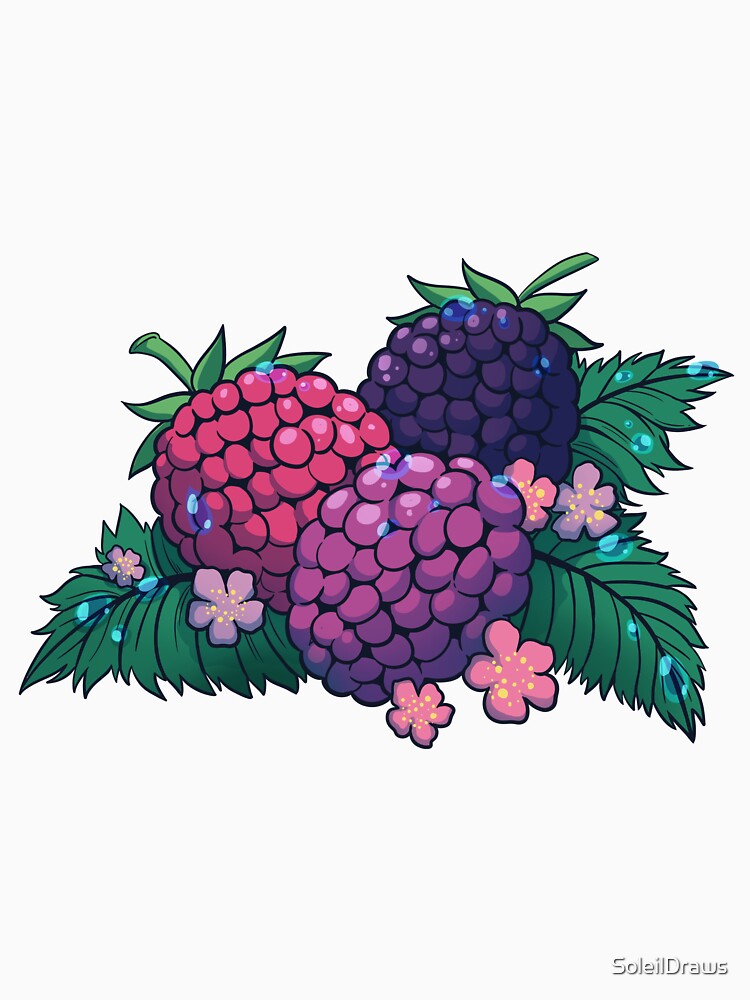 Raspberry Trio by SoleilDraws T-Shirts, Hoodie, Sweatshirt | BlankRebels.com (Image 3)