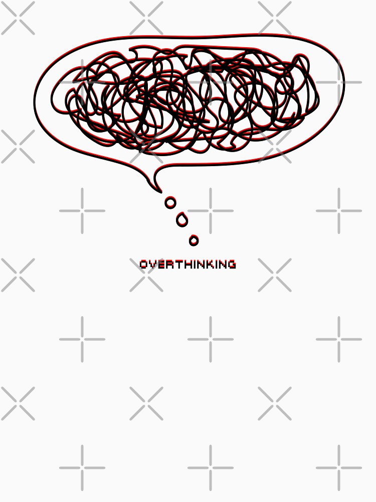 Overthinking by lakshithared T-Shirts, Hoodie, Sweatshirt | BlankRebels.com (Image 3)