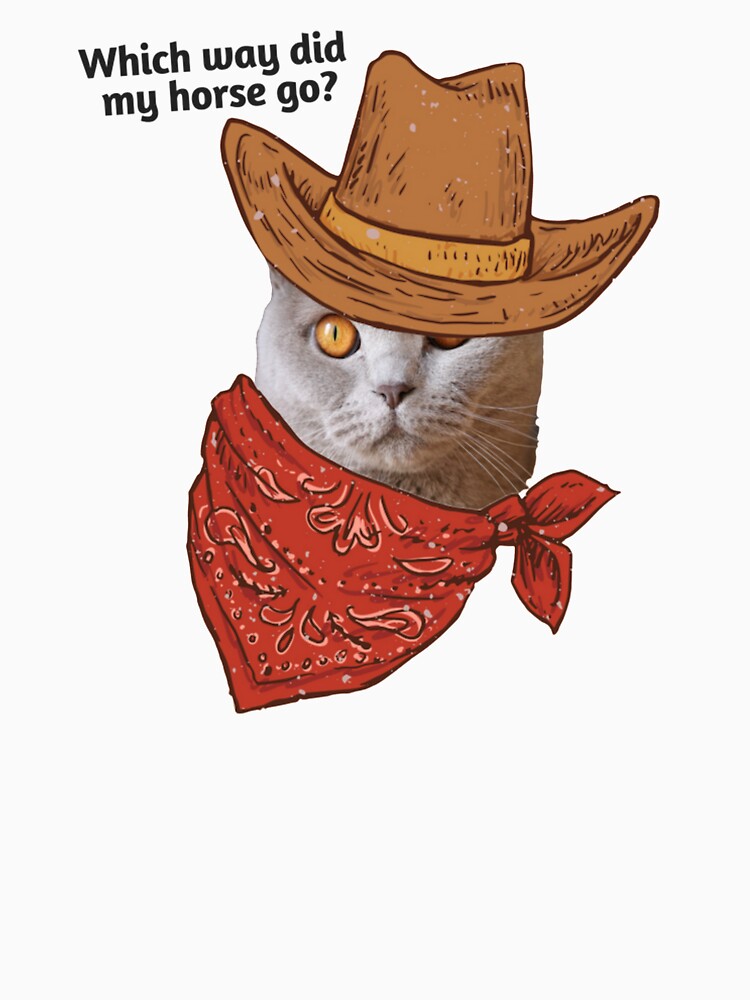 Cowboy Cat (also, Cowboy Dog design) by seize39 T-Shirts, Hoodie, Sweatshirt | BlankRebels.com (Image 3)