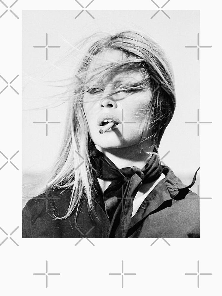 Smoking Brigitte by Leopoldus T-Shirts, Hoodie, Sweatshirt | BlankRebels.com (Image 3)