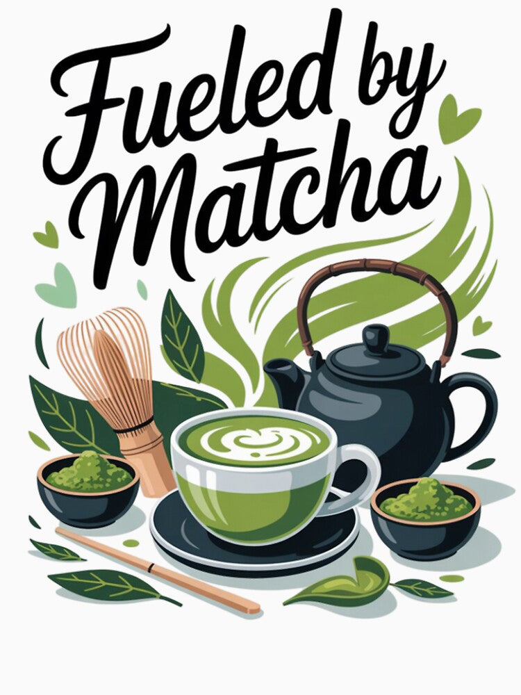 Fueled By Matcha – Aesthetic Green Tea Matcha Lover by dianadouri