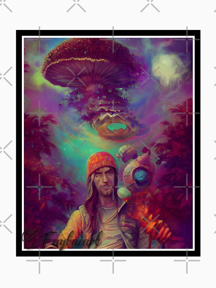 Hippie man vibin by Faytaiart T-Shirts, Hoodie, Sweatshirt | BlankRebels.com (Image 3)