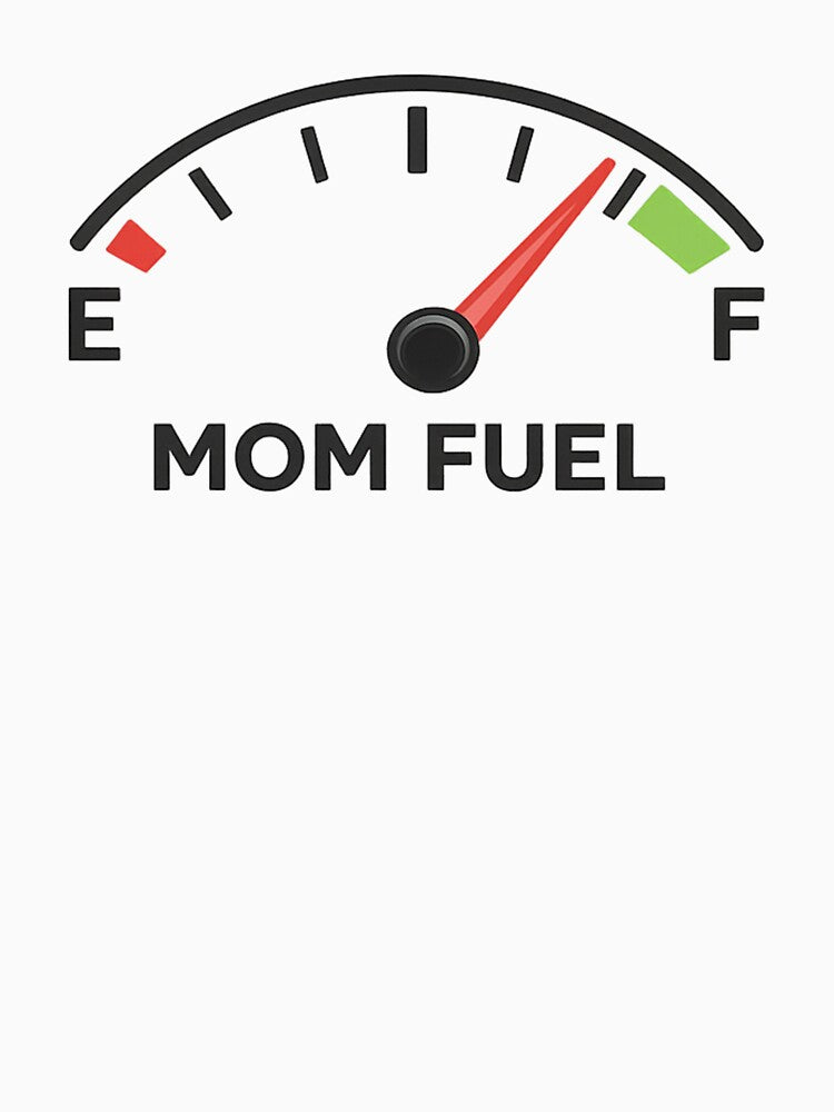 Mom Fuel Gauge – Funny Coffee Powered Mom Life Design by PunchDrop T-Shirts, Hoodie, Sweatshirt | BlankRebels.com (Image 3)